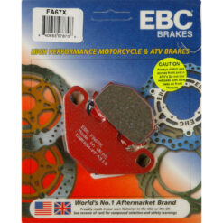 BRAKE PADS FA67X CARBON X SERIES Yamaha Husaberg Kawasaki KTM Suzuki YFM300G Grizzly [SRA] FC 501 FC 600 FE 501 FE 600 FE 350 KL600 KLF300B Bayou 2X4 [SRA] KXT 250 Tecate KLR650 KX250 KDX 200 KLR250 KX125 KX500 KL650B Tengai 620 EXC 500 MX 600 Exc 125 Dxc