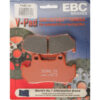 BRAKE PADS FA69/3V SEMI-SINTERED V SERIES Honda VF750C Magna GL1500A Gold Wing Aspencade GL1500SE Gold Wing Special Edition VFR750F Interceptor GL1500I Gold Wing Interstate VT1100C Shadow CBR1000F Hurricane CBR600F GL1500 Gold Wing CBR600F Hurricane GL1200