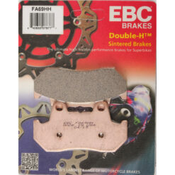 BRAKE PADS FA69HH DOUBLE-H SINTERED Honda XL600V Transalp CN250 Helix VT1100C Shadow GB500 VT800C Shadow CMX450 Rebel 450 VF700C Magna CB450SC Nighthawk CB700SC Nighthawk S VF1000R Interceptor VF1100C V65 Magna VF500F Interceptor VT500C Shadow CB650SC Nigh