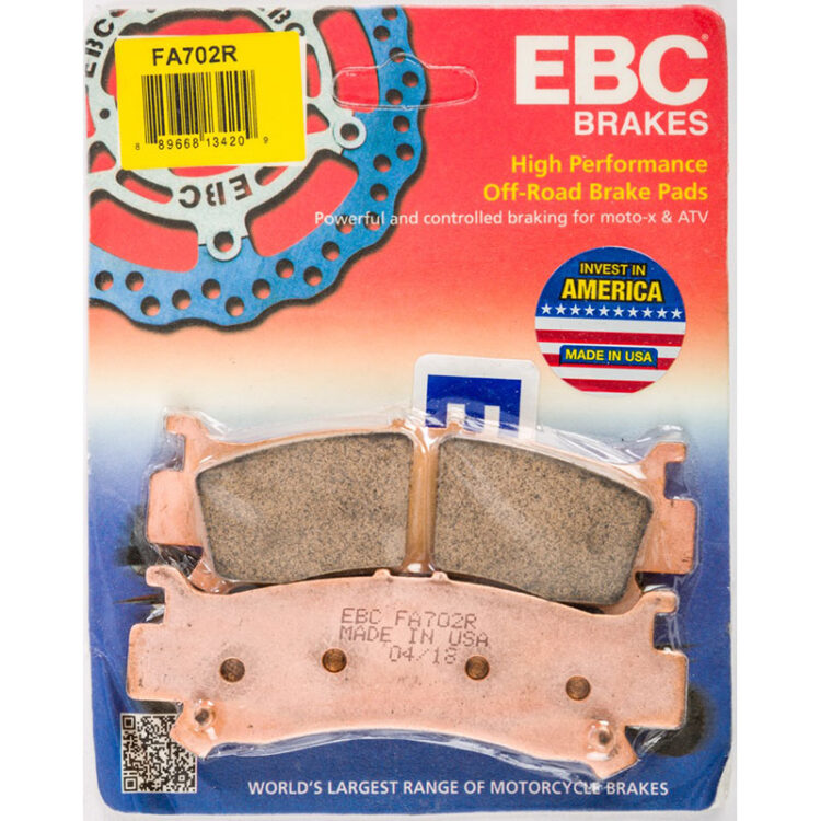 BRAKE PADS FA702R SINTERED R SERIES Honda SXS1000M3 Pioneer 1000 SXS1000M5P Pioneer 1000-5 SXS1000M3L Pioneer 1000 LE SXS1000M3P Pioneer 1000 EPS SXS1000M5D Pioneer 1000-5 DLX SXS1000M5L Pioneer 1000-5 LE 2016-2018