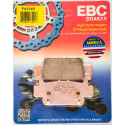 BRAKE PADS FA704R SINTERED R SERIES Honda SXS1000M3 Pioneer 1000 SXS1000M3L Pioneer 1000 LE SXS1000M3P Pioneer 1000 EPS SXS10M3 Pioneer 1000 SXS10M3L Pioneer 1000 LE SXS10M3P Pioneer 1000 EPS 2016-2018 Honda SXS1000M3 Pioneer 1000 SXS1000M3L Pioneer 1000 L