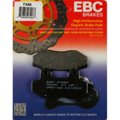 BRAKE PADS FA86 ORGANIC Hyosung Honda ST7 CMX250 Rebel 250 GT250 GT250R GV250 GT650 GT650R GT650S GV650 1985-2012 Hyosung Honda ST7 CMX250 Rebel 250 GT250 GT250R GV250 GT650 GT650R GT650S GV650 1985-2012 Hyosung Honda ST7 CMX250 Rebel 250 GT250 GT250R GV25