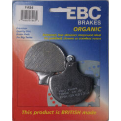 BRAKE PADS FA94 ORGANIC Harley-Davidson Harley Davidson FLHR Road King FLHTC Electra Glide Classic FLHTCU Electra Glide Ultra Classic FXR Super Glide FXSTSSE CVO Softail Springer FXD Dyna Super Glide FXDB-D Dyna Glide Daytona FXDB-S Dyna Glide Sturgis FXDC