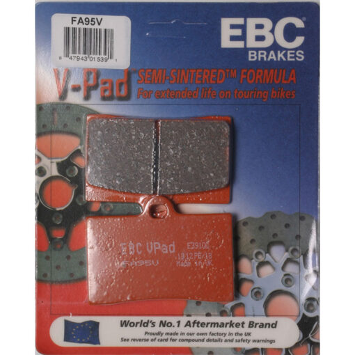 BRAKE PADS FA95V SEMI-SINTERED V SERIES Ducati Moto Guzzi KTM 916 Daytona Monster 400 Monster 750 Monster 750 Dark Monster 900 Monster 600 Monster 600 Dark Monster 900 Cromo Monster 900S Monster 600 Dark City 748 Biposto Monster 600 City Monster 750 City M