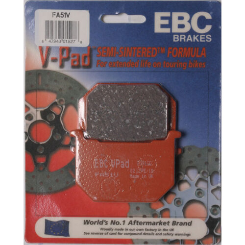 BRAKE PADS V-SERIES Suzuki GN250 GS450L GV1200 Madura GV700GL Madura GS450GA GS700E GS700ES GS850GL GS1100G GS1100GK GS1100GL GS450E GS450TX GS750E GS750ES GS750T GS850G GN400 GS450T GS1000G GS1000GL GS250T GS450S GS750L 1980-1988