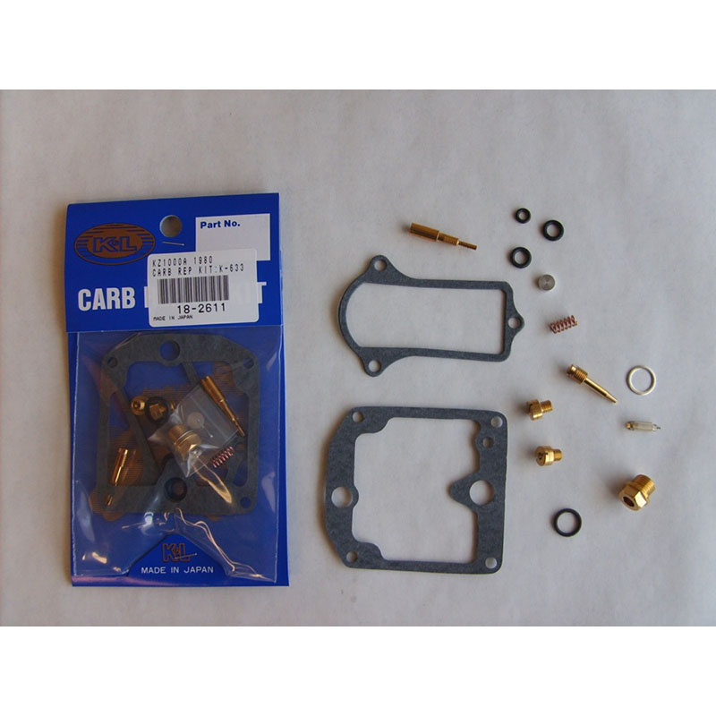 CARBURETOR REPAIR KIT Kawasaki KZ1000C/P Police KZ1000A/J KZ1000B/K Ltd KZ1000D Z1R 1980-1981 - Image 2