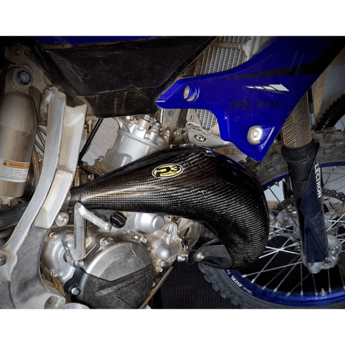 PIPE  GUARD  CARBON  FIBER  YZ125 Yamaha YZ125 YZ125X 2005-2024