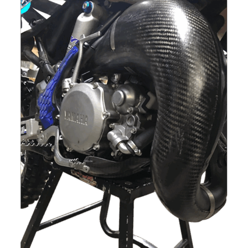 PIPE GUARD CARBON FIBER Yamaha YZ85 2019-2024 - Image 2