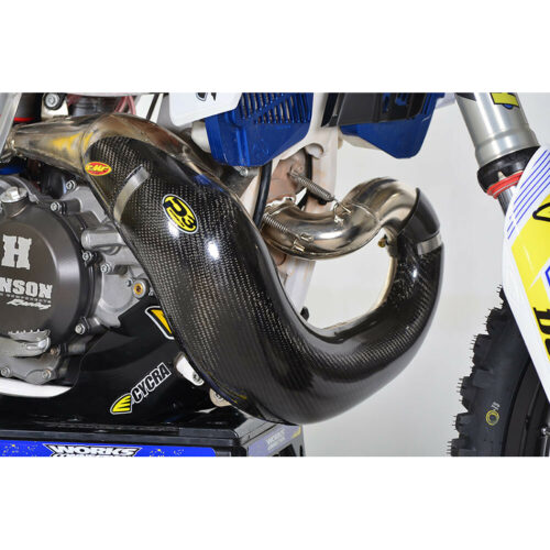 PIPE GUARD CARBON FIBER KTM/HUS Husqvarna KTM TC 250 250 SX 300 SX 250 XC 300 XC 2023