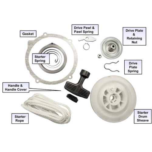 PULL START REBUILD KIT Yamaha YFM400FA Kodiak 4WD [SRA] YFM350X Warrior YFM350FW Big Bear 4WD [SRA] YFM350U Big Bear 2WD [SRA] YFM350ER Moto-4 YFP350 Terra Pro 1987-2004