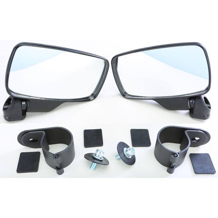 FOLDING SIDE MIRROR PAIR 2.0" ROLL CAGE