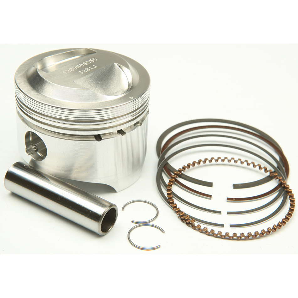 PISTON KIT 65.50/+0.50 12:1 Honda TRX200 Fourtrax ATC200X ATC200S ATC200M ATC200ES ATC200 ATC200E 1981-1986