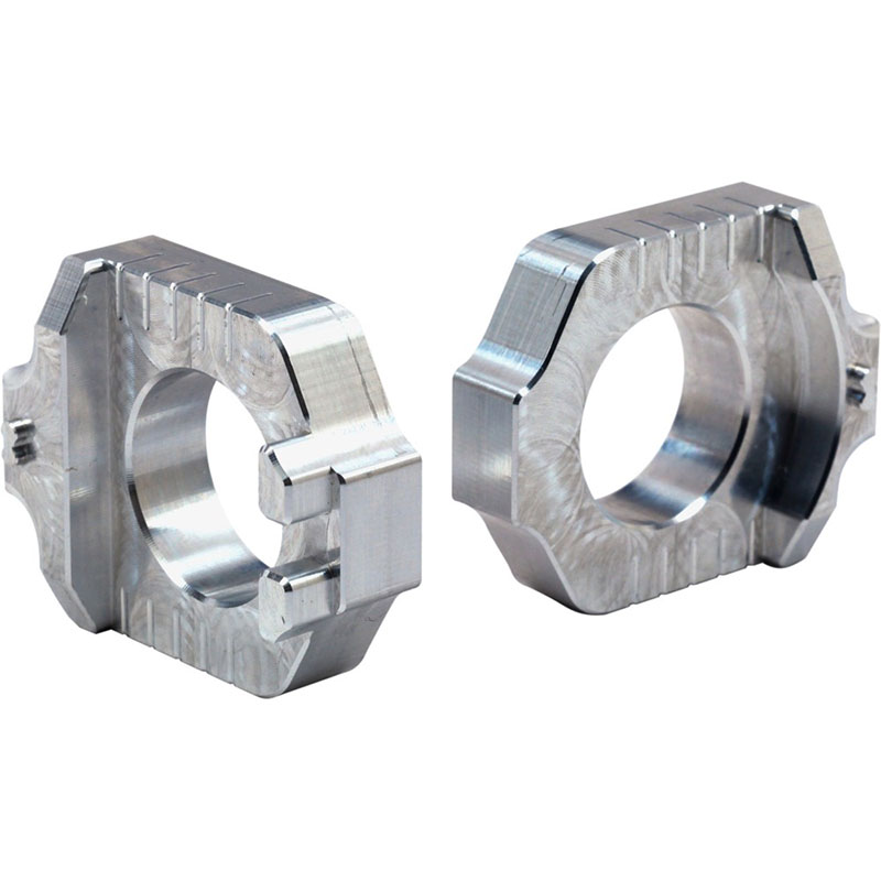 AXLE BLOCKS ELITE SILVER Yamaha YZ250FX YZ250X YZ450FX YZ426F WR250R WR250X YZ125 YZ250 YZ250F YZ450F WR250F WR450F WR426F YZ125X 2002-2021