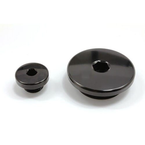 ENGINE PLUGS BLACK Honda CRF450R CRF250R CRF150R CRF150RB Expert CRF230F CRF250X CRF450X 2002-2021