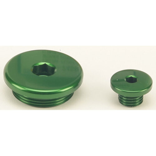 ENGINE PLUGS GREEN Kawasaki KX250F KX450F 2019-2021