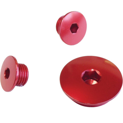 ENGINE PLUGS RED Honda CRF250R CRF250X 2004-2015