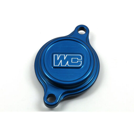 OIL FILTER COVER BLUE  Yamaha YZ250FX YZ450FX YZ250F YZ450F WR250F WR450F 2010-2023