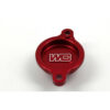 OIL FILTER COVER RED  Honda CRF450RX CRF450R CRF450R W.E. 2017-2024