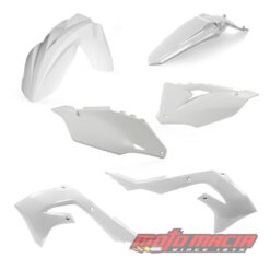 PLASTIC KIT WHITE Kawasaki KX250X KX450X KX250F KX450F 2019-2024