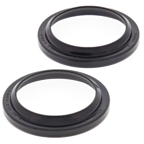 FORK DUST SEAL KIT Polaris Triumph Victory Honda Kawasaki Suzuki Yamaha 440 IQ 900 Fusion Tiger 1050 Kingpin CR480R CR125R CR250R ZG1400 Concours KX250 KDX 200 KDX 220R KX125 KX500 DR650SE RM250 RM125 RM500 RM465 Tiger 955 I.E. YZ490 It200 TT600 It490 It25