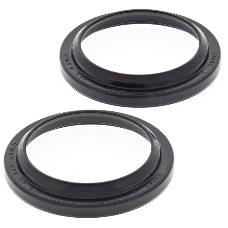 FORK DUST SEAL KIT Polaris Triumph Victory Honda Kawasaki Suzuki Yamaha 440 IQ 900 Fusion Tiger 1050 Kingpin CR480R CR125R CR250R ZG1400 Concours KX250 KDX 200 KDX 220R KX125 KX500 DR650SE RM250 RM125 RM500 RM465 Tiger 955 I.E. YZ490 It200 TT600 It490 It25
