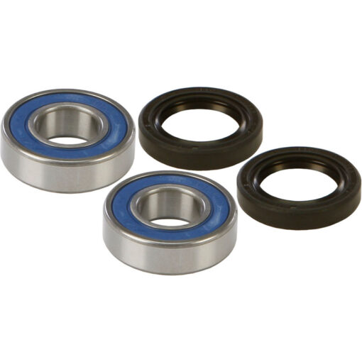 FRONT WHEEL BEARING KIT Honda Yamaha Kawasaki CRF1000L Africa Twin RX Warrior RX-1 Mountain TRX250TE Recon ES [SRA] TRX250TM Recon [SRA] NHX110 Elite FSC600 Silver Wing FSC600A Silver Wing ABS NPS50 Ruckus [Scooter] VTR1000 Super Hawk CBR1100XX Super Black