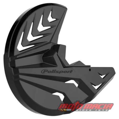 DISK/FORK PROTECTOR  BLACK/BLACK Honda CRF250RX 2019-2023 Honda CRF450RX 2017-2023 Honda CRF450R 2015-2023 Honda CRF250R 2015-2023 Honda CRF450R W.E. 2019-2023