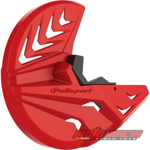 DISK/FORK PROTECTOR  RED/BLACK Honda CRF450RX 2017-2023 Honda CRF450R 2015-2023 Honda CRF250R 2015-2023 Honda CRF450R W.E. 2019-2023 Honda CRF250RX 2019-2023