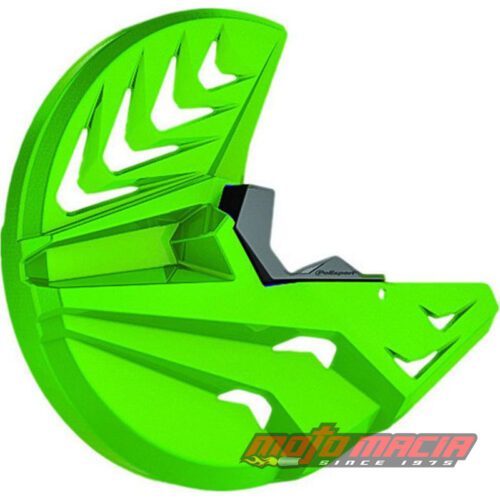 DISC/FORK PROTECTOR BLACK/GREEN Kawasaki KX250F 2021-2023 Kawasaki KX450F 2019-2023