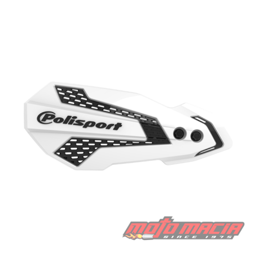MX FLOW HANDGUARDS WHITE/BLACK Kawasaki KX250F 2008-2020 Kawasaki KX450F 2008-2018 Kawasaki KX250 2004-2007 Kawasaki KX125 2004-2005 Suzuki RM-Z250 2007-2024 Suzuki RM-Z450 2007-2024 Yamaha YZ125 2005-2007 Yamaha YZ250 2005-2007 Yamaha YZ25