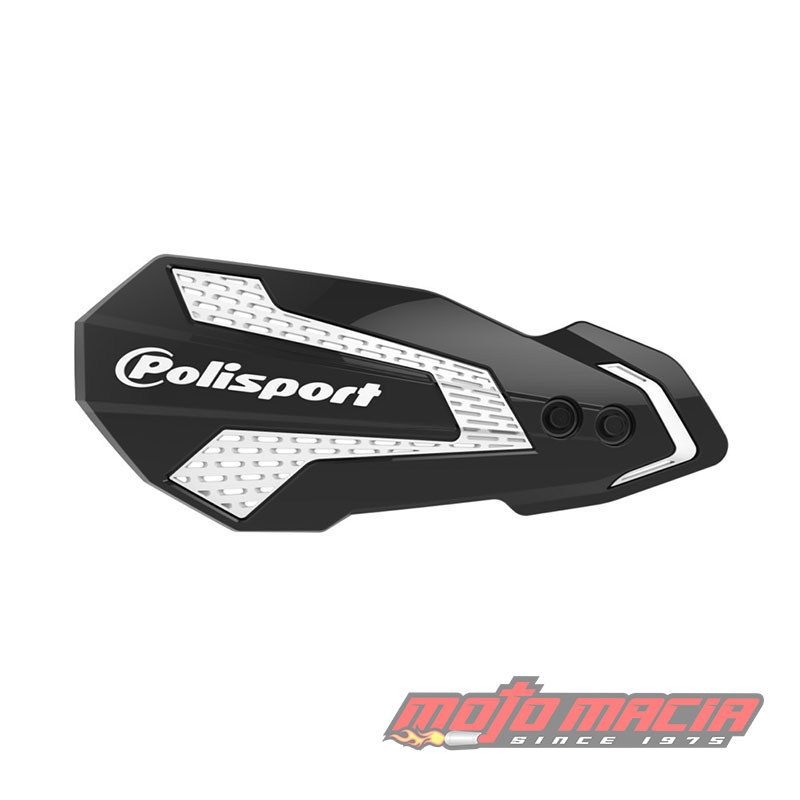 MX FLOW HANDGUARDS BLACK/WHITE Kawasaki KX250X 2021-2024 Kawasaki KX250F 2019-2024 Kawasaki KX450X 2021-2023 Kawasaki KX450F 2019-2023