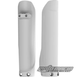 FORK GUARDS HUS WHITE Husqvarna TE 150 TC 125 FC 250 FC 350 FC 450 TE 125 TE 300 FE 250 FE 350 FE 450 FE 501 TC 250 TE 250 TE 250i TE 300i TE 150i 2016-2023