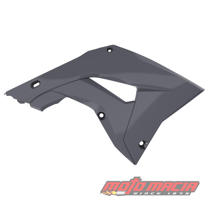 RADIATOR SCOOPS RESTYLING NARDO GREY Honda CR250R 2004-2007 Honda CR125R 2004-2007