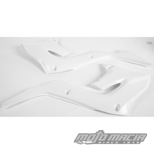 RADIATOR SCOOPS RESTYLING WHITE  Kawasaki KX250 2003-2007 Kawasaki KX125 2003-2005