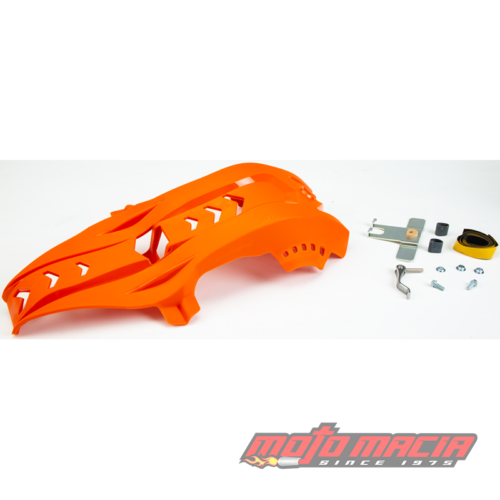 FORTRESS SKID PLATE WITH LINK PROTECTOR ORANGE KTM KTM 250 SX-F Factory Edition 2016-2018 KTM 350 EXC-F 2017-2020 KTM 350 XC-F 2016-2020 KTM 350 SX-F 2016-2020 KTM 250 SX-F 2016-2020 KTM 250 XC-F 2016-2020 KTM 450 SX-F 2019-2022 KTM 450 XC-