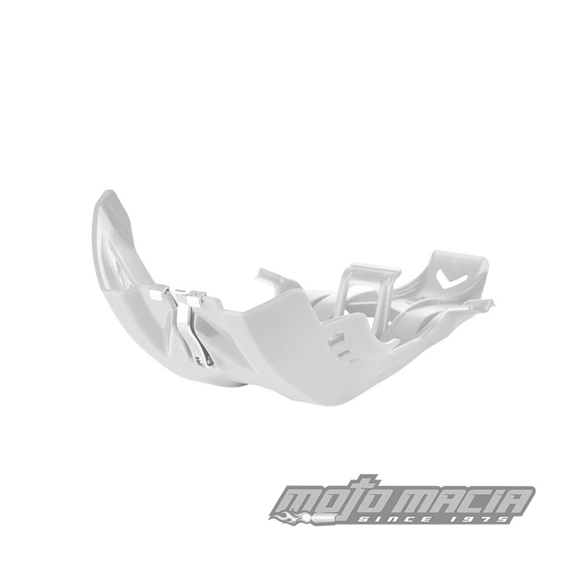 FORTRESS SKID PLATE WITH LINK PROTECTOR WHITE HUSQ Husqvarna FE 501 2020-2023 Husqvarna FX 350 2017-2022 Husqvarna FC 250 2016-2022 Husqvarna FC 350 2016-2022 Husqvarna FX 450 2019-2022 Husqvarna FC 450 2019-2022 Husqvarna FE 450 2020-2023