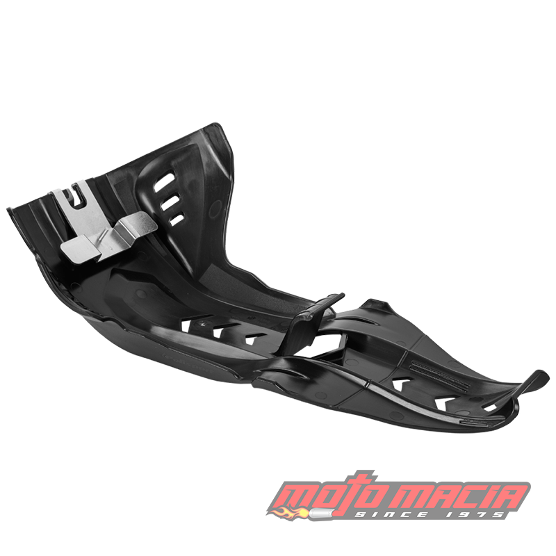 FORTRESS SKID PLATE WITH LINK PROTECTOR BLACK Husqvarna TC 250 2019-2022 KTM 250 SX 2019-2022 KTM 300 XC 2019-2019 KTM 250 XC 2019-2019 KTM 300 XC TPi 2020-2022 KTM 250 XC TPi 2020-2022 Husqvarna TE 300i 2019-2023 Husqvarna TE 250i 2019-202 - Image 2