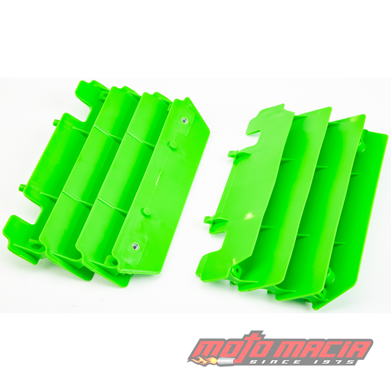 RADIATOR LOUVERS GREEN 05 Kawasaki KX250 1997-2009 Kawasaki KX125 1997-2005