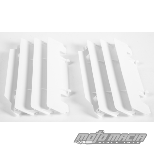 RADIATOR LOUVERS WHITE  Kawasaki KX250 2005-2007