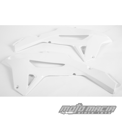 RADIATOR SCOOPS WHITE  Honda CRF250R 2022-2023 Honda CRF450R W.E. 2021-2023 Honda CRF450R 2021-2023