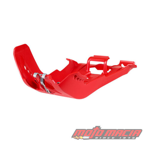 FORTRESS SKID PLATE W/LINK PROTECTOR RED Beta 250 RR (2T) 2020-2023 Beta 300 RR (2T) 2020-2023