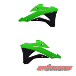 RADIATOR SCOOPS KX85 GREEN Kawasaki KX112 KX85 2022-2025