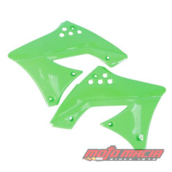 RADIATOR SCOOPS KLX110 GREEN Kawasaki KLX110 KLX110L KLX110R KLX110R L 2010-2025