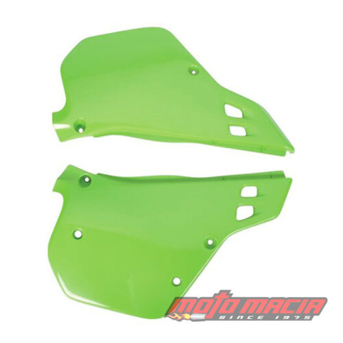 SIDE PANELS KX125/250 GREEN Kawasaki KX250 1990-1991 Kawasaki KX125 1990-1991