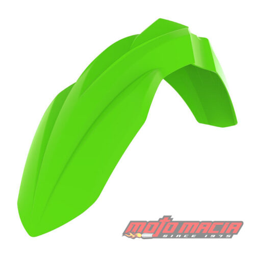 FRONT FENDER LIME GREEN  Kawasaki KX250F 2017-2025 Kawasaki KX450F 2016-2025 Kawasaki KX250 2003-2007 Kawasaki KX125 2003-2005 Kawasaki KX250X 2021-2025 Kawasaki KX450X 2021-2025