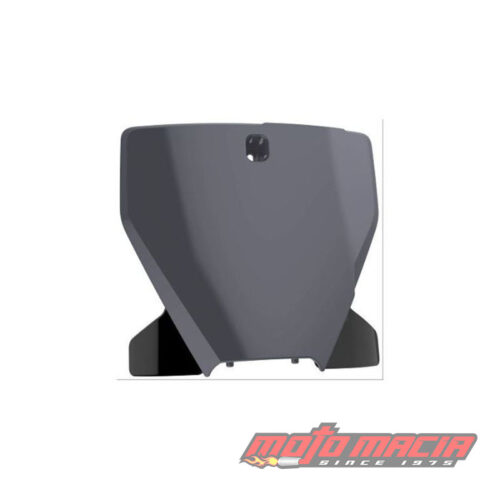 FRONT NUMBER PLATE HUS NARDO GREY/BLACK Husqvarna TC 125 2019-2022 Husqvarna TC 250 2019-2022 Husqvarna FC 250 2019-2022 Husqvarna FC 350 2019-2022 Husqvarna FC 450 2019-2022