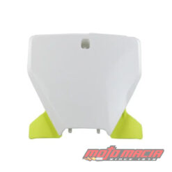 FRONT NUMBER PLATE HUS WHITE Husqvarna TC 125 TC 250 FC 250 FC 350 FC 450 2019-2022 Husqvarna TC 125 TC 250 FC 250 FC 350 FC 450 2019-2022