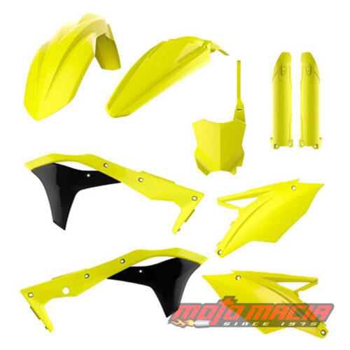 PLASTIC KIT  FLO YELLOW Kawasaki KX250F 2017-2020