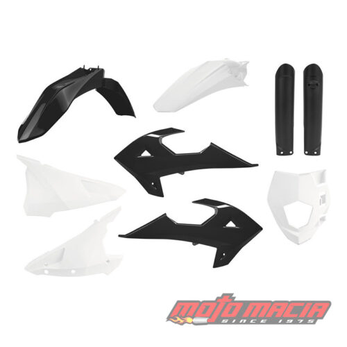 ENDURO FULL KIT BLACK/WHITE GAS Gas Gas EC 300 2018-2020 Gas Gas EC 250 2018-2020 Rieju MR 250 Pro 2021-2024 Rieju MR 300 Pro 2021-2024 Gas-Gas EC 300 2018-2020 Gas-Gas EC 250 2018-2020 Rieju MR 250 Racing 2021-2024 Rieju MR 300 Racing 2021