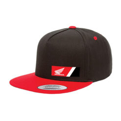 FACTORY EFFEX HONDA WEDGE SNAPBACK HAT / BLACK-RED OS